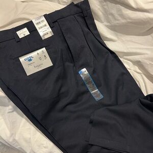 Haggar Men's Navy Dress Pants- Cool 18